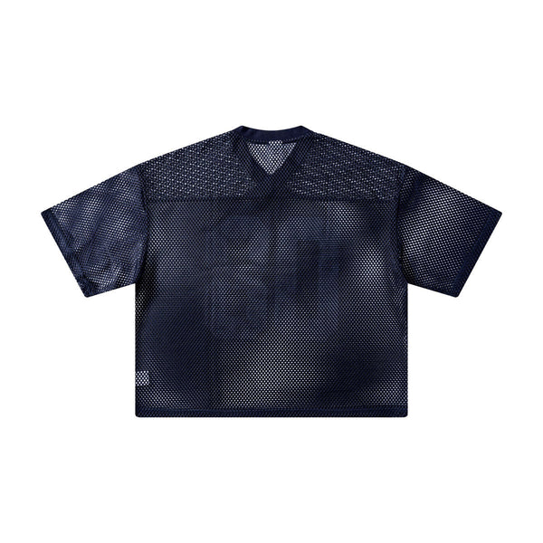 Athletic Mesh Cropped Football Jersey Number 08