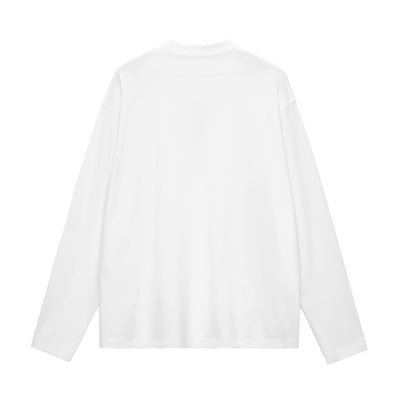 Solid Long-Sleeve Cotton T-Shirt 8.1oz