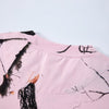 Nature Branch Print Pink Camo Short Sleeve Tee