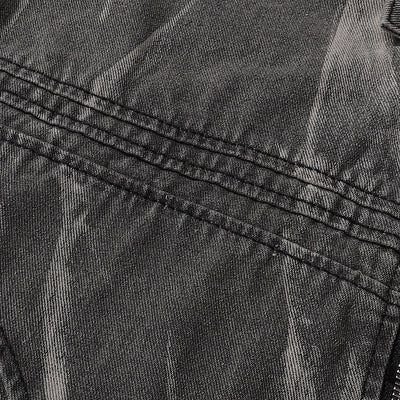 Streetwear Vintage Wash Denim Jacket
