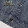 Floral-Printed Denim Trucker Jacket