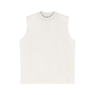 Quick Dry Raw Edge Muscle Tank 210gsm