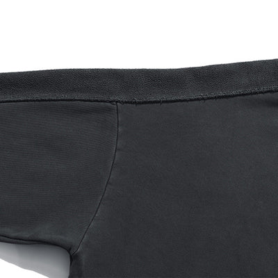 Vintage Washed Ninja Sleeve Split Hem Sweatshirt