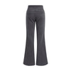 Low-Rise Washed Fleece Flare Sweatpants