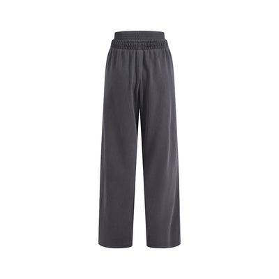Heavy Wash Cotton Double Waistband Sweatpants