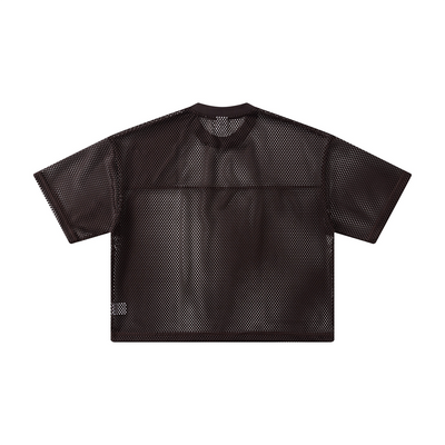 Oversized Mesh Short Sleeve Breathable Tee