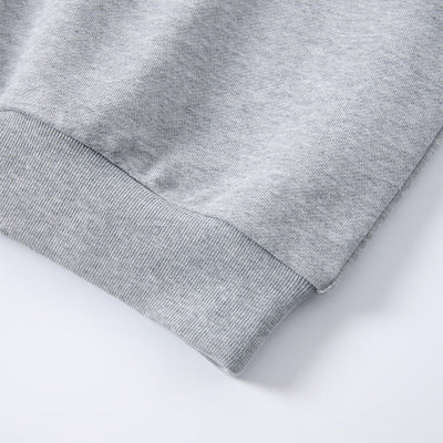 Sleeveless Boxy Fit Crewneck Sweatshirt Vest