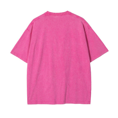 Gothic Girl Stone Wash Graphic Tee-INNBLAC