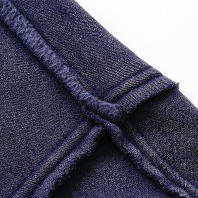 Oversized Vintage Washed Zip Up French Terry Hoodie