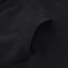 Black Stone Wash Sweatshirt Cardigan