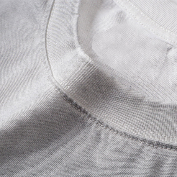 Swirl Dyed Distressed Pocket Loose Fit Crew Tee
