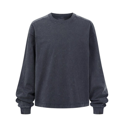 Washed Vintage Crewneck Long Sleeve