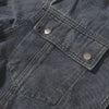 Zip-Up Washed Denim Jacket