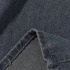 High Waist Wide Leg Ombre Denim Shorts