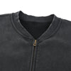 Vintage Washed Zip Collar Jacket