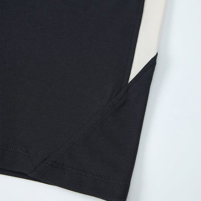 Color Block Oversized Sporty Raglan T-Shirt