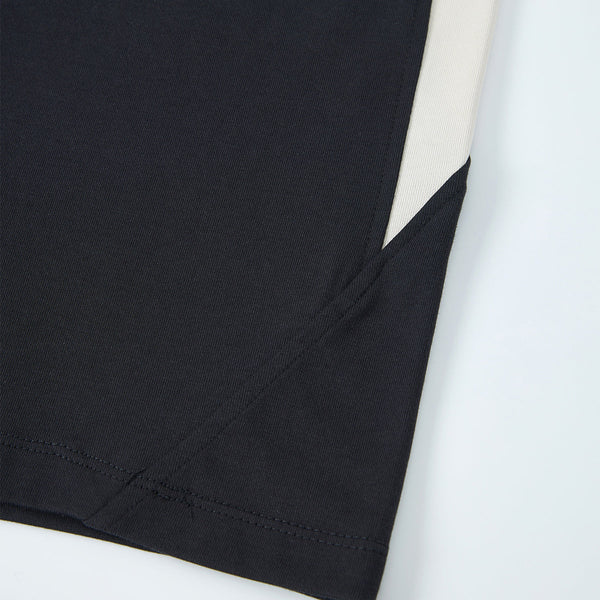 Color Block Oversized Sporty Raglan T-Shirt