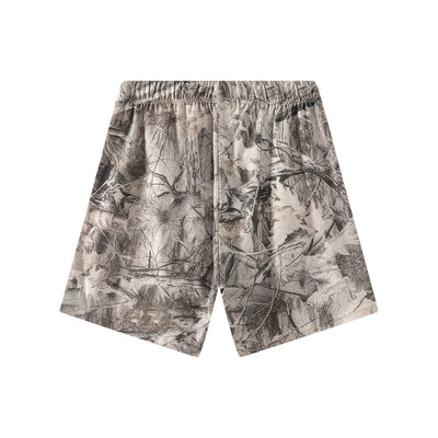 Vintage Camo Quick Dry Loose Fit Casual Shorts