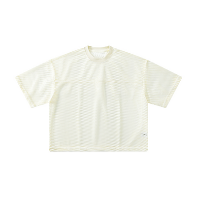 Oversized Mesh Short Sleeve Breathable Tee