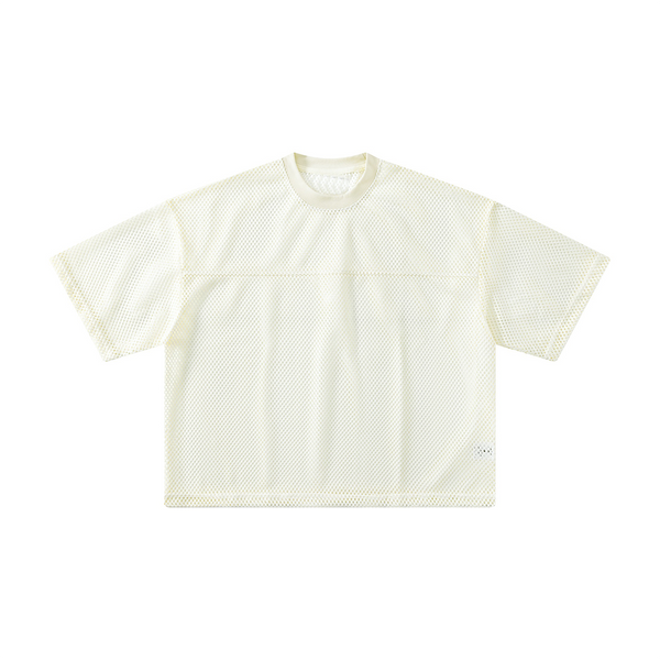 Oversized Mesh Short Sleeve Breathable Tee