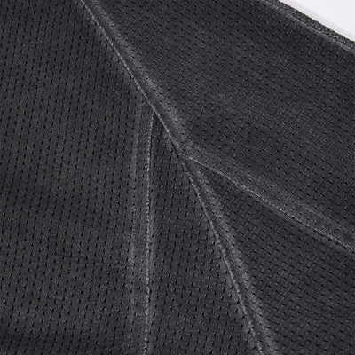 Lightweight Mesh Stand Collar Elastic Hem Zip Jacket