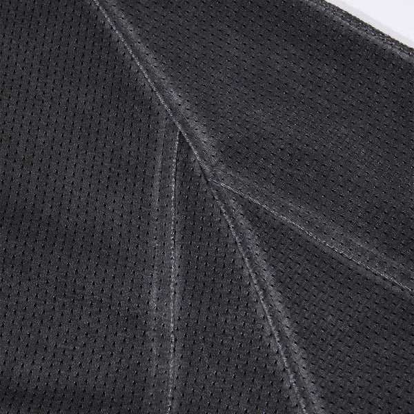 Lightweight Mesh Stand Collar Elastic Hem Zip Jacket