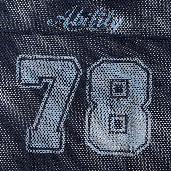 Retro Football Mesh Cropped Athletic Jersey 78
