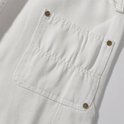 Zipper Hem Slight Flared Leg Cargo Pants