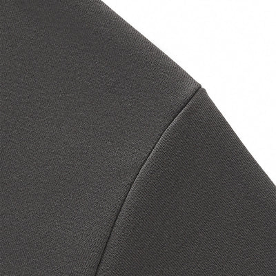 Boxy Cropped Raw Edge T-Shirt