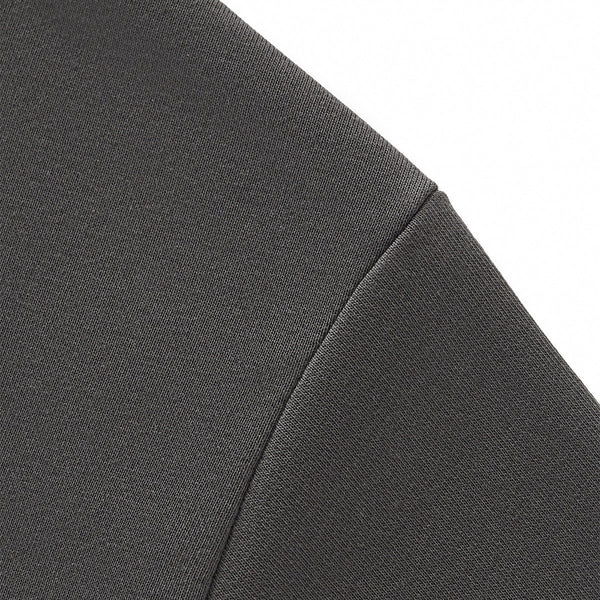 Boxy Cropped Raw Edge T-Shirt