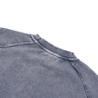 Heavy Washed Wax-Dyed High Street Raglan Tee