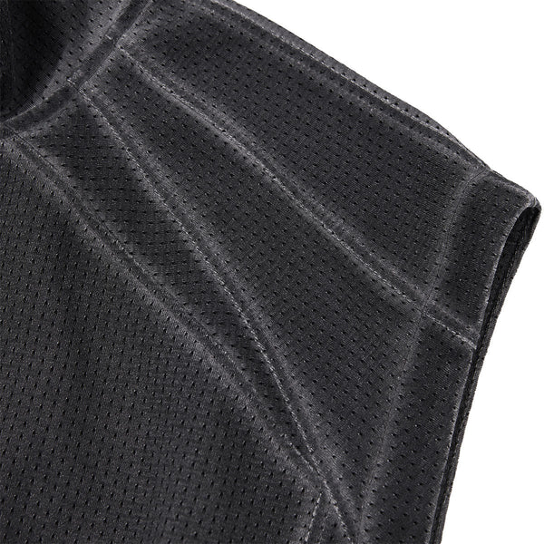 Lightweight Mesh Stand Collar Zip Vest