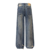 Vintage Distressed Ripped Relaxed-Straight Jeans