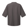 Washed Raw-Edge Pocket Clean Fit Crew Neck Tee