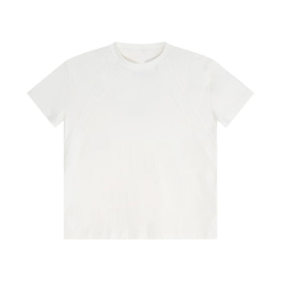 Contrast Stitch Sporty Raglan Sleeve Tee