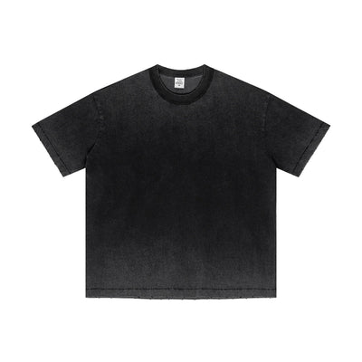 Heavyweight Wash Distressed Baggy Tee 275gsm