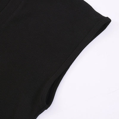 Classic Scoop-Neck Ribbed Sleeveless Top 7.5oz