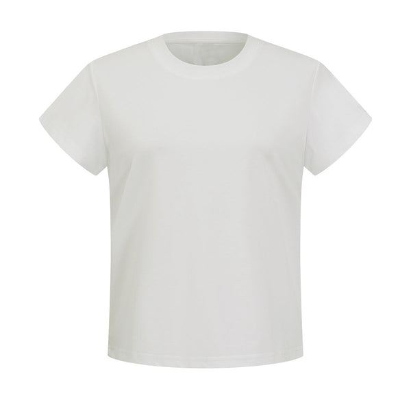 Classic Crew Neck Comfortable Versatile Everyday Tee