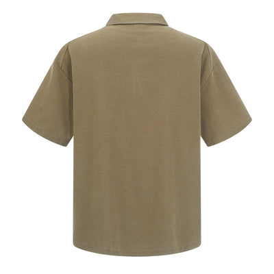 Zippered Polo Soft Cotton Everyday Casual Stylish Tee