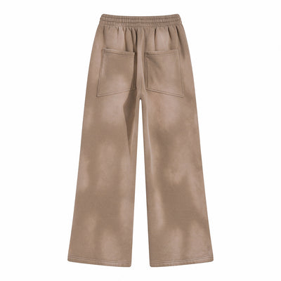 Heavyweight Wide Leg Faded Vintage Sweatpants