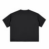 Boxy Cropped Raw Edge T-Shirt