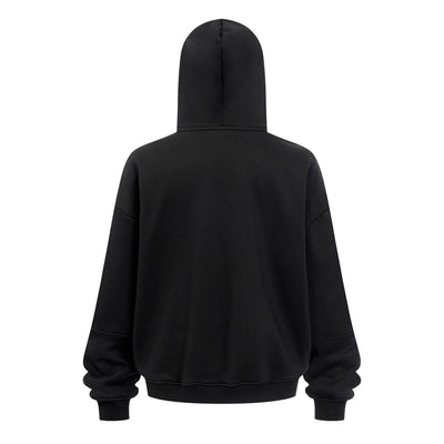 Special Stitch Bound Seam Zip Up Hoodie