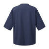 Washed Raw-Edge Pocket Clean Fit Crew Neck Tee