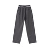 Raw Edge Straight Leg Fleece Sweatpants