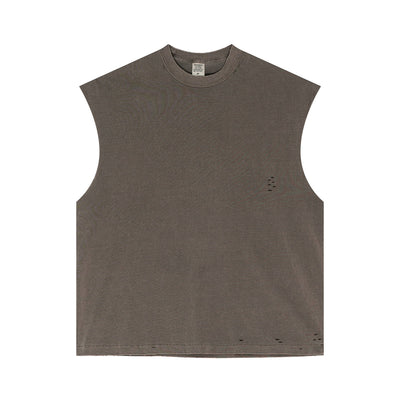 Raw Edge Destructive Muscle Tank 275gsm