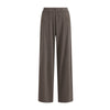 Women's Relaxed Straight Leg Ribbed Trousers