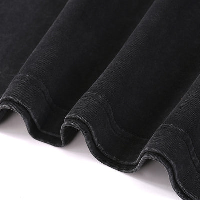 Men's Casual Washed V-Neck T-Shirt 8oz