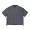 Distressed Oversized Raw Hem Tee