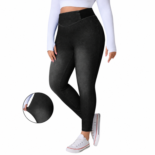 High Waist Tummy Control Slimming Stretch Plus Size Women¡¯s Jeans