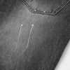 Loose Fit Gray Paint-Splatter Jeans
